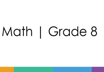 Grade 8 Math